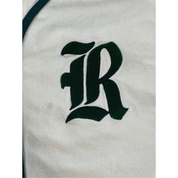 VTG Roots Baseball Jersey Mens S White Vintage Cotton Button Front 80s 90s style - Picture 3 of 11